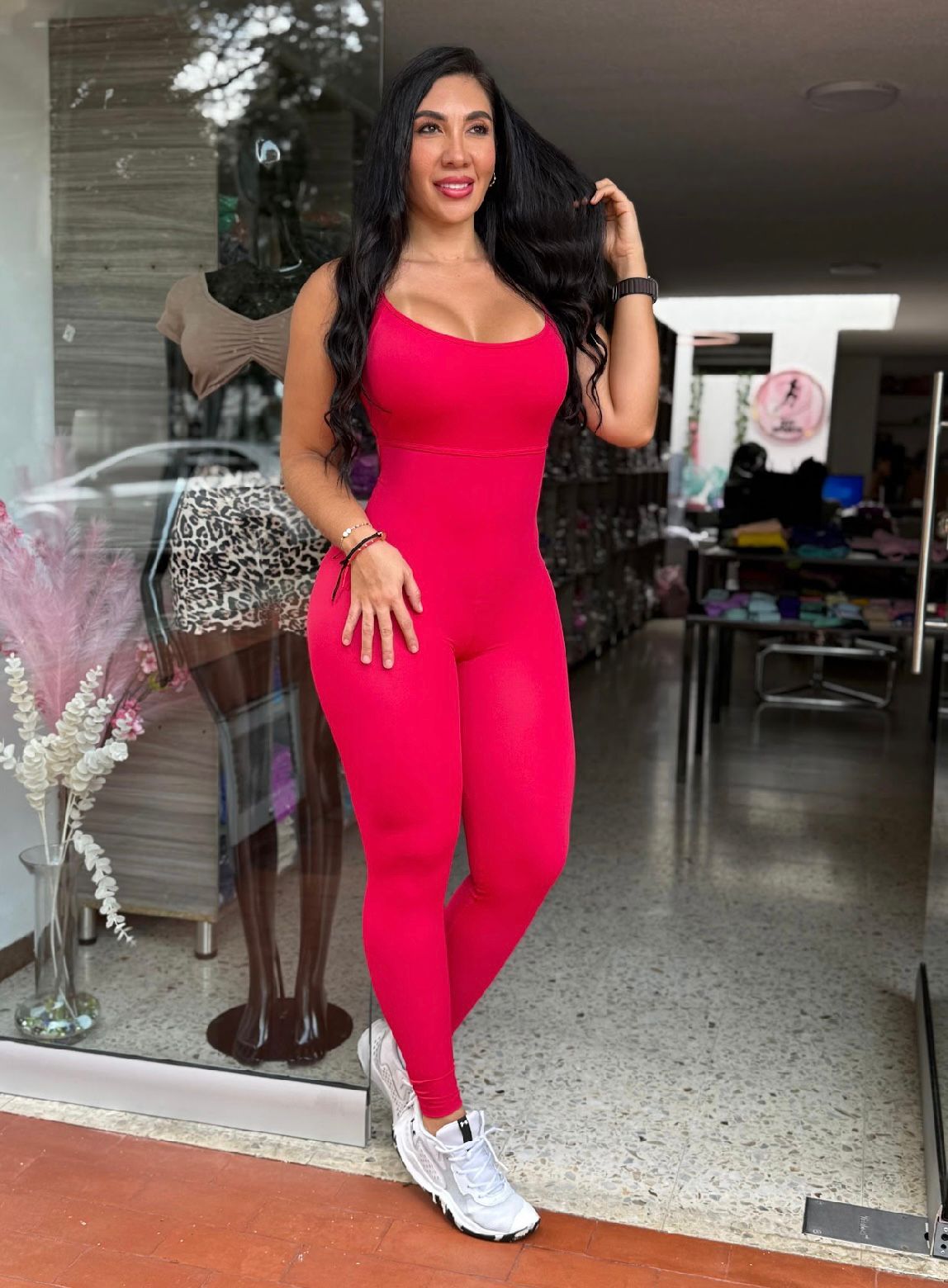 Enterizo Dominant - Fucsia