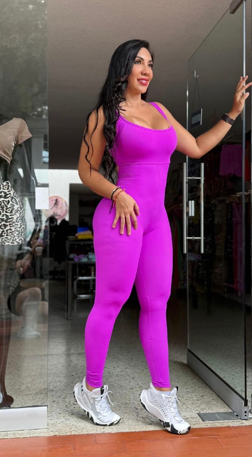 Enterizo Dominant - Fucsia