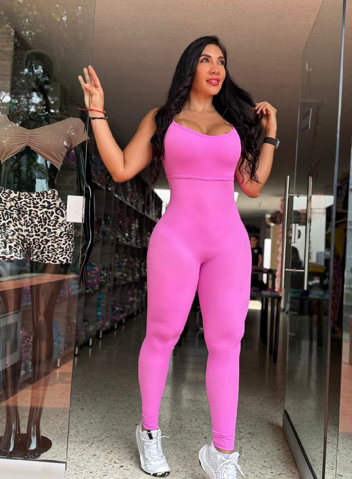 Enterizo Dominant - Fucsia